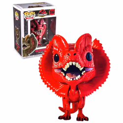 Funko Pop Movies: Jurassic Park - Red Dilophosaurus Collectible Figure