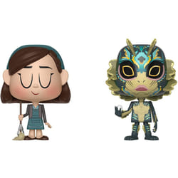 Funko 32738 VYNL 4" 2-Pack: Shape of Water: Elisa & Amphibian Man, Multi