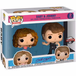 Funko - Figurine Dirty Dancing - 2-Pack Baby & Johnny Exclu Pop 10cm - 0889698368179