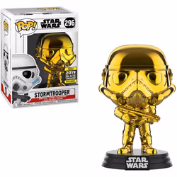 Funko POP 296 Star Wars Chrome Stormtrooper 2019 Galactic 37653  [37653]