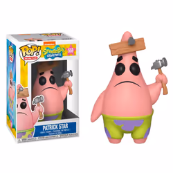 Funko 39553 POP! Vinyl: Animation: Spongebob Squarepants S3: Patrick w/board