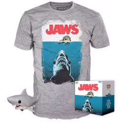 Pop! Movies: Jaws - Jaws Vinyl Figure & Tee Large
