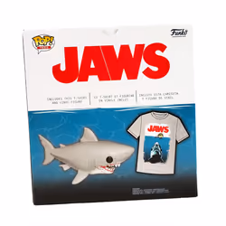 Pop! Movies: Jaws - Jaws Vinyl Figure & Tee  Large