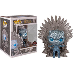 Game of Thrones Night King Throne Metallic Deluxe #74 Pop Vinyl  + Pop Protector