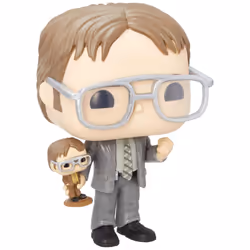 Funko Pop! TV: The Office - Dwight Holding Dwight Figure  Fall Convention Exclusive