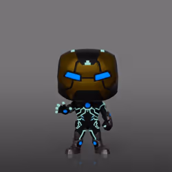 Funko Pop! Marvel 80th Anniversary - Iron Man Model 39 Bobble-Head (Glow in the Dark)