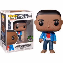 Funko 44434 Pop! Movies: Get Out - Chris Washington (Bloody Clothes Exclusive) #834