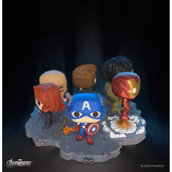 Funko Pop! Deluxe, Marvel: Avengers Assemble Series - Captain America, Amazon Exclusive, Figure 6 of 6