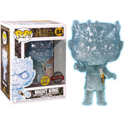 Funko Game Of Thrones Crystal Night King With Dagger Glow + Pop Protector