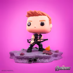 Funko Pop! Deluxe Marvel: Avengers Assemble Series - Hawkeye  Amazon Exclusive  Figure 3 of 6