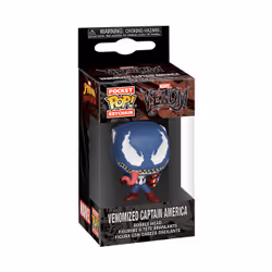 FUNKO POP! Keychain Marvel Spider-Man: Maximum Venom Venomized Captain America