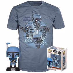 Funko Star Wars The Mandalorian POP! & Tee set figurine et T-Shirt The Mandalorian (L)