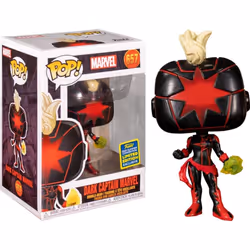 Funko SDCC 2020 Dark Captain Marvel Figure #657