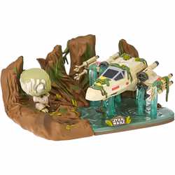 Funko Pop! Deluxe: Yoda Lifting X-Wing  Galactic Convention Exclusive
