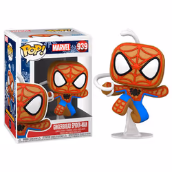 Funko POP Marvel: Gingerbread Spider-Man Multicolor 4 inches (50664