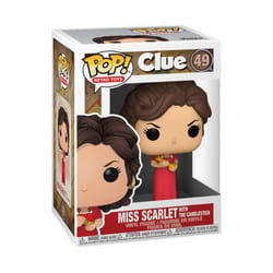 Hasbro POP Vinyl: Clue- Miss Scarlet w/Candlestick