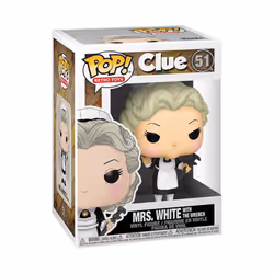 Hasbro POP Vinyl: Clue- Mrs.White w/Wrench