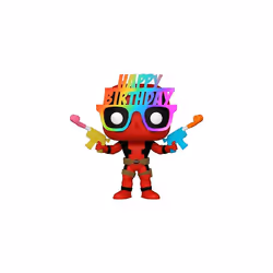 Pop! 54687 Deadpool Birthday Glasses Deadpool 30th Anniversary Pop! Vinyl Figure #783
