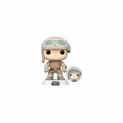 LIKE-NEW Funko 55483 POP Star Wars: ATG- Luke Skywalker w/Pin - Exclusive