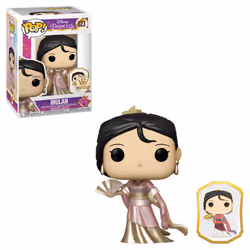Funko Pop! Disney Princess: Mulan (Gold) with Pin Exclusive Multicolor