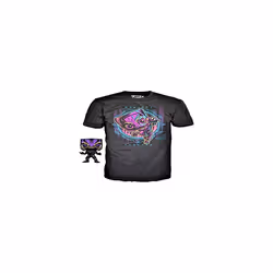 Funko POP! Blacklight - Black Panther POP & Tee XL