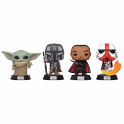 Star Wars The Mandalorian US Exclusive Pop! Vinyl 4-pack