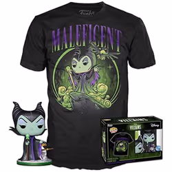Funko POP & Tee: Villains- Maleficent(DGLT)-S