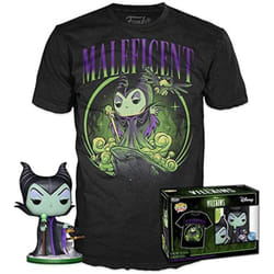 Funko POP & Tee: Villains- Maleficent(DGLT)-S