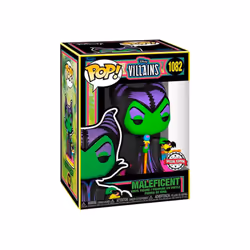Funko POP Figure Disney Villains Maleficent Black Light Exclusive