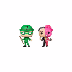 Funko 62479 POP Heroes: Batman (1995)- 2pk Two Face & Riddler (Glow) - (Amazon Exclusive)