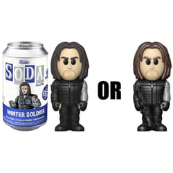 Winter Soldier Bucky Barnes Vinyl Soda Figure Funko Store Exclusive