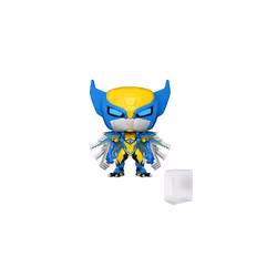 FUNKO POP! Marvel MECH Strike Monster Hunters Wolverine #996 Box & Protector Include