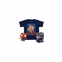 Pocket Pop! & Tee: Marvel - Spider-Man - Spidey - Gingerbread - for Children and Kids - Large - (L) - T-Shirt - Clothes With ...