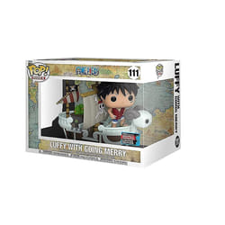 POP Funko ! One Piece Rides Luffy with Going Merry Vinyl Figure 2022 Fall Convention Exclusive (65238)