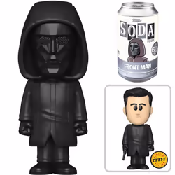Soda Squid Game Front Man Leader 4.25"""" Figure in a Can