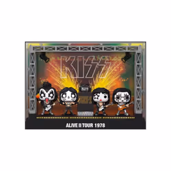 Funko Kiss POP! Moments DLX Vinyl Figure 4-Pack Alive II 1978 Tour 9 CM