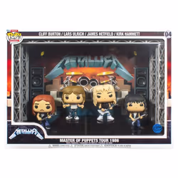 Funko Pop! Moment Deluxe: Metallica Master of Puppets Tour (1986) Vinyl Figures (2022 Limited Edition Exclusive)