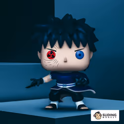 Funko Pop! Animation: Naruto Shippuden - Obito Uchiha (Unmasked) Figur