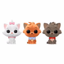 Funko Pop! Disney The Aristocats 3-Pack (Flocked) Special Edition Exclusive