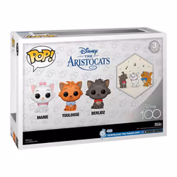 Funko Pop! Disney The Aristocats 3-Pack (Flocked) Special Edition Exclusive