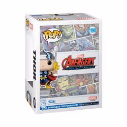 POP! Marvel: A60- Comic Thor With Enamel Pin - Marvel Comics - Amazon Exclusive - Collectable Vinyl Figure - Gift Idea - Official Merchandise - Toys