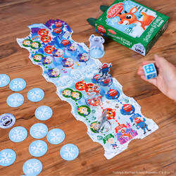 Funko Rudolph The Red-Nosed Reindeer Snowstorm Scramble Game for 1-5 Players Ages 5 and Up