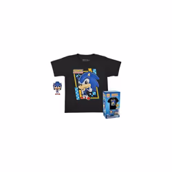 Pocket POP! & Tee: Sonic - for Children and Kids - Flocked - Extra Large - (XL) - Sonic the Hedgehog - T-Shirt - Clothes With ...