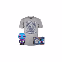 Pop!&Tee: Guardians Of the Galaxy - Drax - Small - (S) - Hot Christmas - T-Shirt - Clothes With Collectable Vinyl Figure - Gi ...