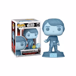 Star Wars Episode VI Return of The Jedi: Holographic Luke Skywalker 40th Anniversary Glow in The Dark Funko POP! Vinyl