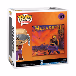 FUNKO POP! POP Albums: Megadeth - Peace Sells...But Who's Buying?, Multicolour, 4-inch, Music, Collectible, Toys