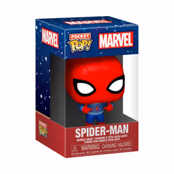 Funko Pocket Pop! & Tee: Marvel - Holiday Spider-Man - XL