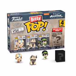 Bitty Pop! Avatar: TLA - Aang 4PK - Aang With Momo, Appa, Toph and A Surprise Mystery Mini Figure - 0.9 Inch (2.2 Cm) - Avata ...