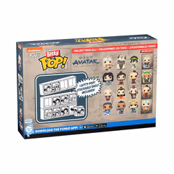 Bitty Pop! Avatar: TLA - Aang 4PK - Aang With Momo, Appa, Toph and A Surprise Mystery Mini Figure - 0.9 Inch (2.2 Cm) - Avatar: the Last Airbender
