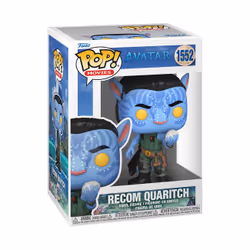 FUNKO POP! POP Movies: Avatar: The Way Of Water - Recom Quaritch, Multicolour, 4-inch, Movie, Collectible, Toys